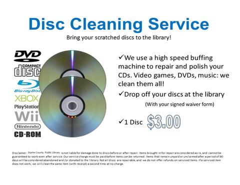 Disc Cleaning Service